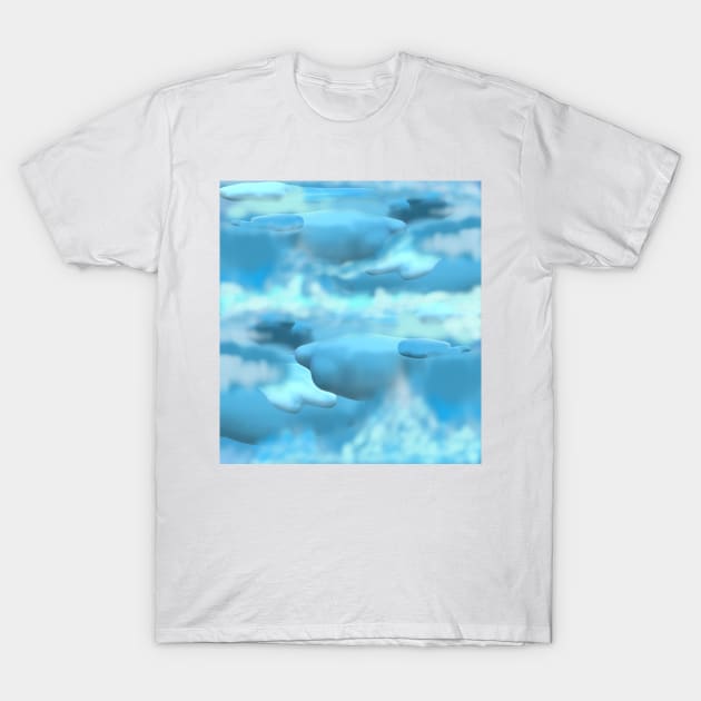 Calm Clouds T-Shirt by Art By LM Designs 